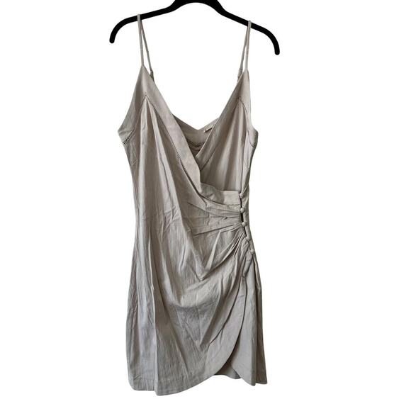 Free People Dresses & Skirts - NWT Free People Ivory Wrap Mini Dress Size Large